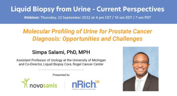 Liquid biopsy from urine: current perspectives (webinar)