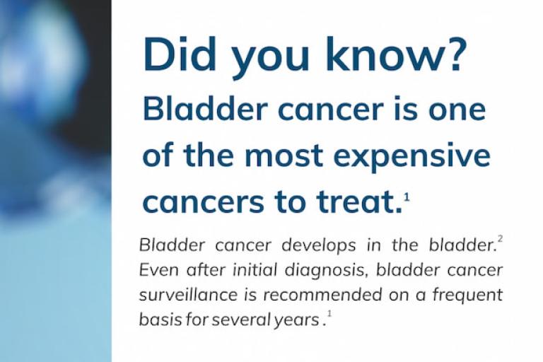 Facts about bladder cancer (infographic)