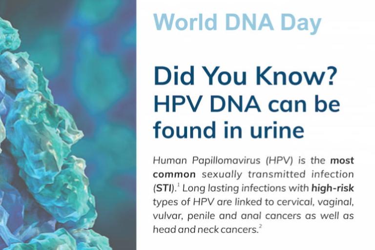 HPV DNA in urine facts (infographic)